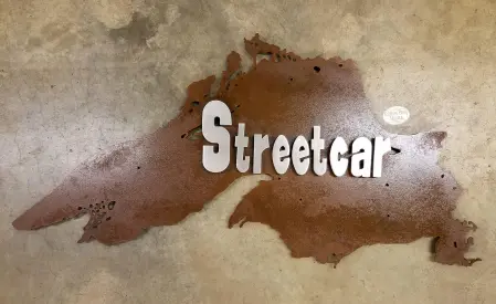 streetcar kitchen and pub sign