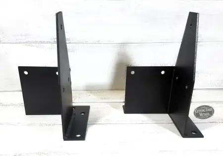 Post Cap Decorative Timber Brackets Black