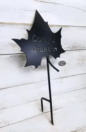 Custom Leaf Yard Sign