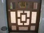 Intricate art decor steel gate