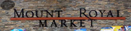 Mount Royal Market Sign