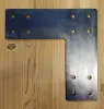 Steel Flat L Shape Connecting Bracket