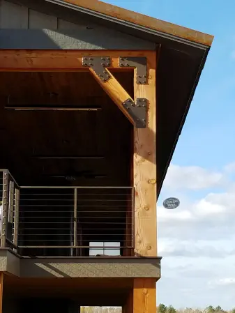 L-Shaped Beam Bracket oil-rubbed -bronze Showcase