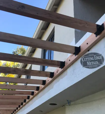 White coated - customer roof - Angled Joist Hangers – Full Flange