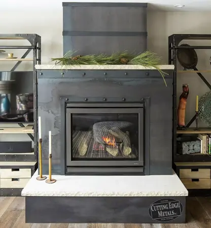 3 level chase fireplace surround