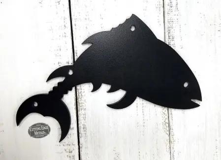 Left - black powder coated