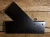 Black - T-beam bracket custom angled - long - left
