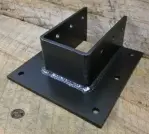 Black painted joist hanger full flange