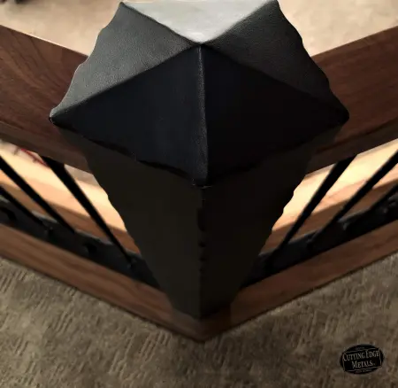 Custom Post Caps Pyramid with Strap