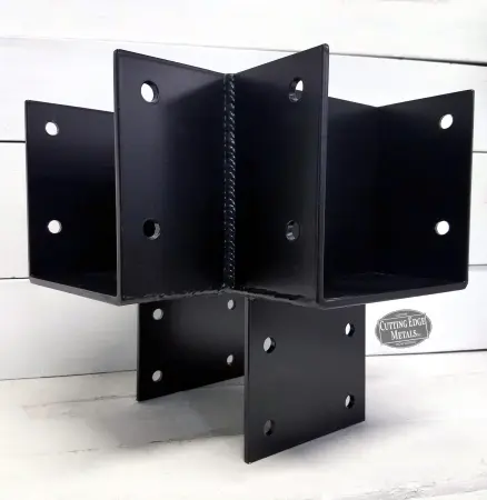 custom-column-beam-connecting-caps-black-powder-coat