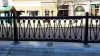 Scroll railing black painted