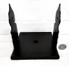 Black - painted -2–Sided Wood Post Base Brackets Black - painted -2–Sided Wood Post Base Brackets
