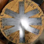 Custom eight legged flat beam bracket