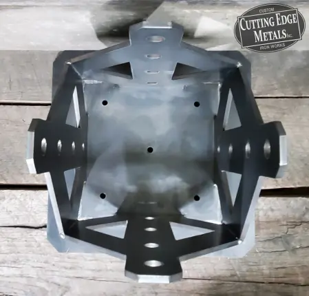 Athens 4 Sided Timber Post Base Bracket Top Athens 4 Sided Timber Post Base Bracket Top