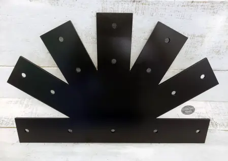 BB-7L Custom - Black Beam Connecting Truss Center Bracket - 7 Leg