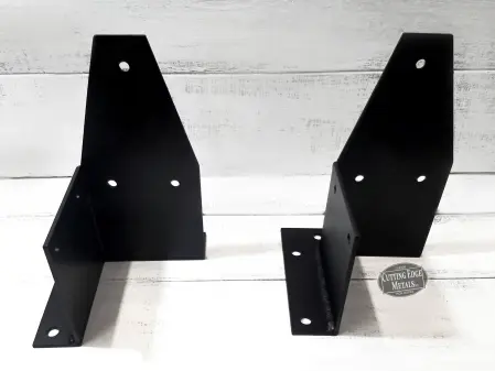 Post Cap Decorative Timber Brackets Black