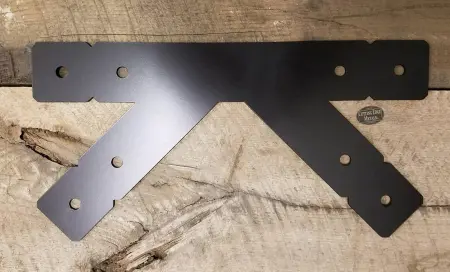 black - powder coat- 4-Legged Beam Truss Center Bracket - Double Crop black - powder coat- 4-Legged Beam Truss Center Bracket - Double Crop