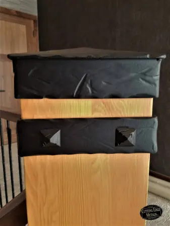 Custom Post Caps Pyramid with Strap