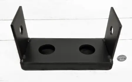 Uplift Post Base Bracket Black Small Front