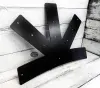 Black arched side - Beam Connecting Truss Center Bracket - 5 Leg Black arched side - Beam Connecting Truss Center Bracket - 5 Leg