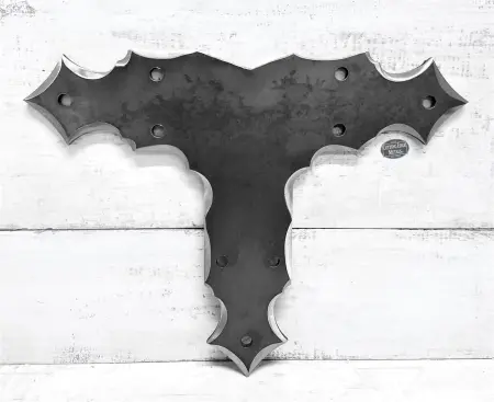 custom steel - Decorative T Beam Bracket - Diamond Finial