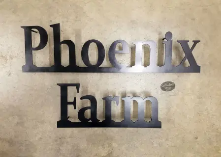 Custom Farm Name Sign