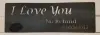 Custom I love You Sign