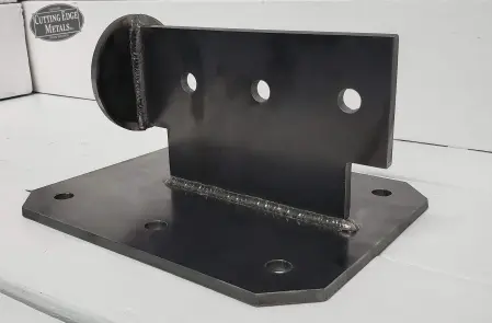 Facemount Round Log Knife Plate Steel Facemount Round Log Knife Plate Steel