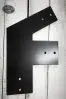 BB-3L Left - Black - Beam Connecting Truss Corner Bracket - 3 Leg