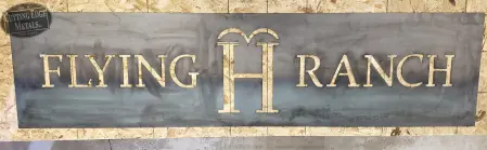 Flying-Ranch steel sign