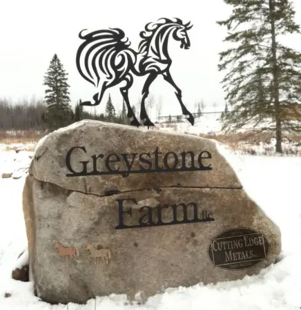 Custom Greystone Farm Sign
