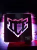 Ice Led Light Pink Sign