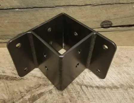 Face Mount Railing Post Brackets Inside Corner