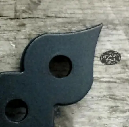 black powder coat Spaded X Shaped Bracket or Flat X Bracket with Spaded Ends - Timber Frame