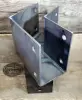 Hex Post Girder Steel Coat Bracket