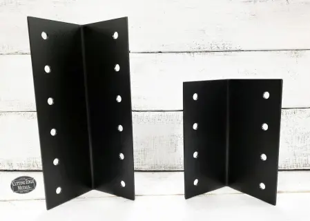 Custom - Black - L Angle Timber Brackets