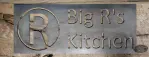 Big R's steel commercial sign