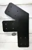 custom- black right -Beam Connecting Truss Corner Bracket - 3 Leg custom- black right -Beam Connecting Truss Corner Bracket - 3 Leg