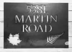 Residential address steel sign