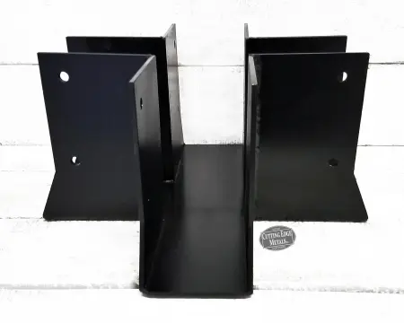 Cross Beam Brackets Black Custom Steel
