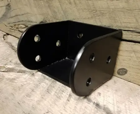 black painted - rounded right - Joist Hangers – Rounded with Inside Flange