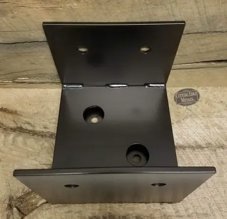 Uplift Post Base Bracket Black Powder Coat Custom
