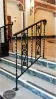Decorative Scroll Wooden Cap Rail Railing