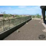 Knuckles and spears on fence perimeter