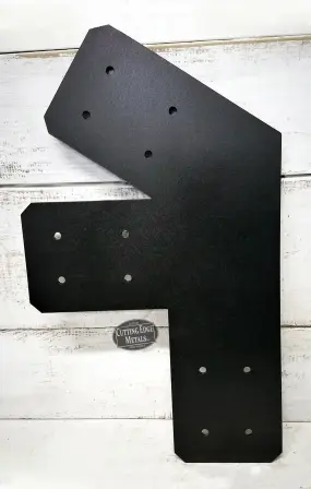 custom- black right -Beam Connecting Truss Corner Bracket - 3 Leg custom- black right -Beam Connecting Truss Corner Bracket - 3 Leg