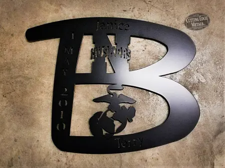 Custom Letter Residential Sign