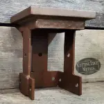 Bronze post cap front decor