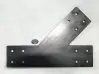 Steel T-beam bracket custom angle - Side, right