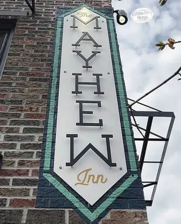 Mayhew Inn Letter Sign