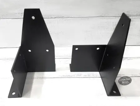 Post Cap Decorative Timber Brackets Black